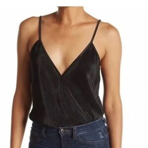 NWOT Wayf Black Ribbed Bodysuit